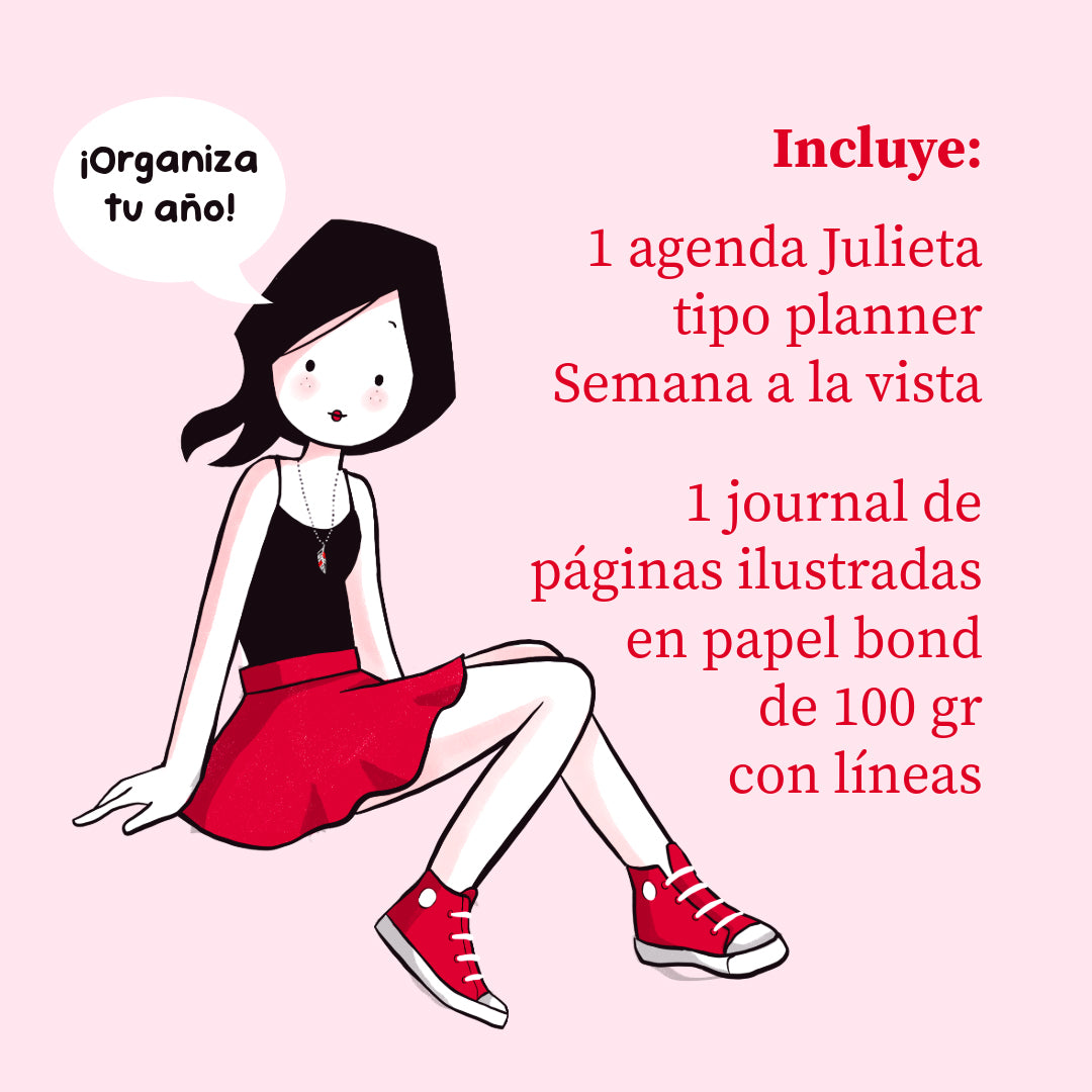 Pack Agenda Julieta + Journal