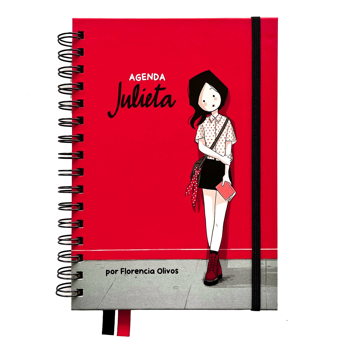 Agenda Julieta Tapa Roja