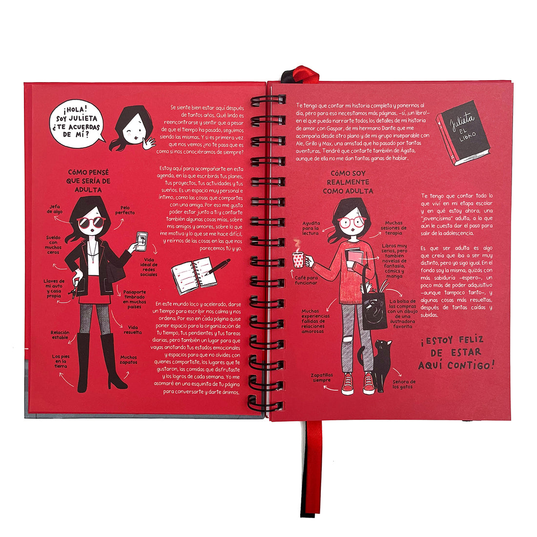 Agenda Julieta Tapa Negra (Año 1)