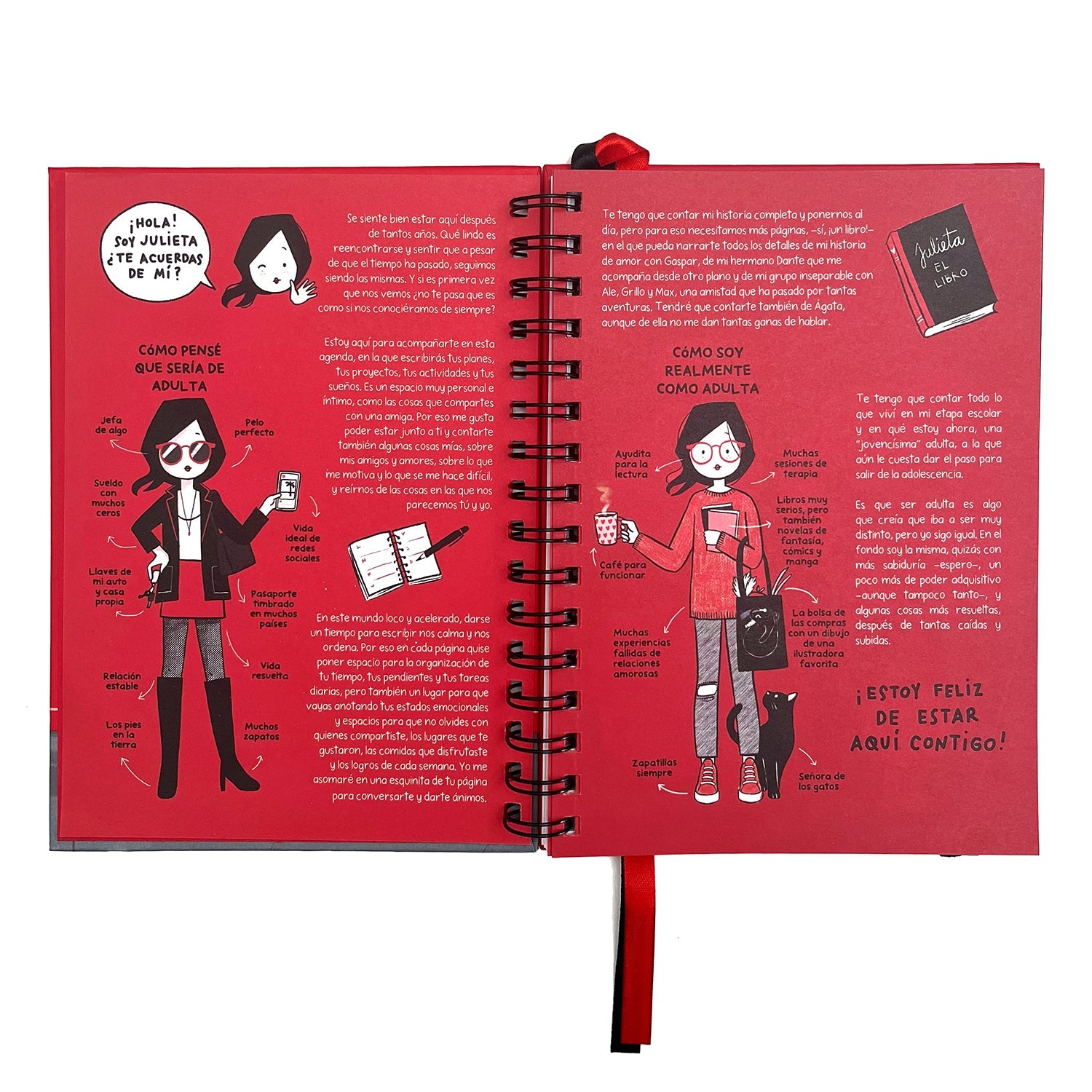 Agenda Julieta Tapa Roja (Año 1)