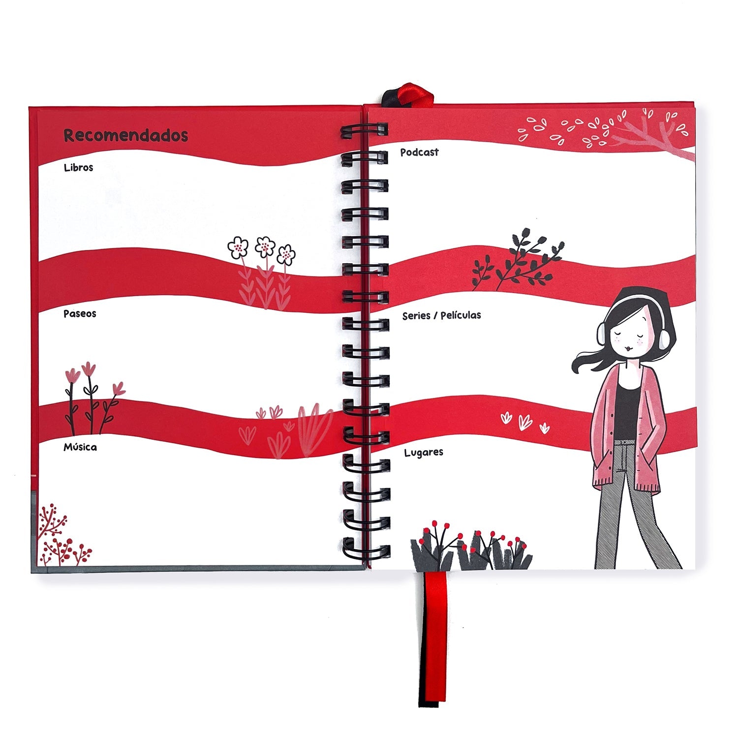 Agenda Julieta Tapa Roja (Año 1)