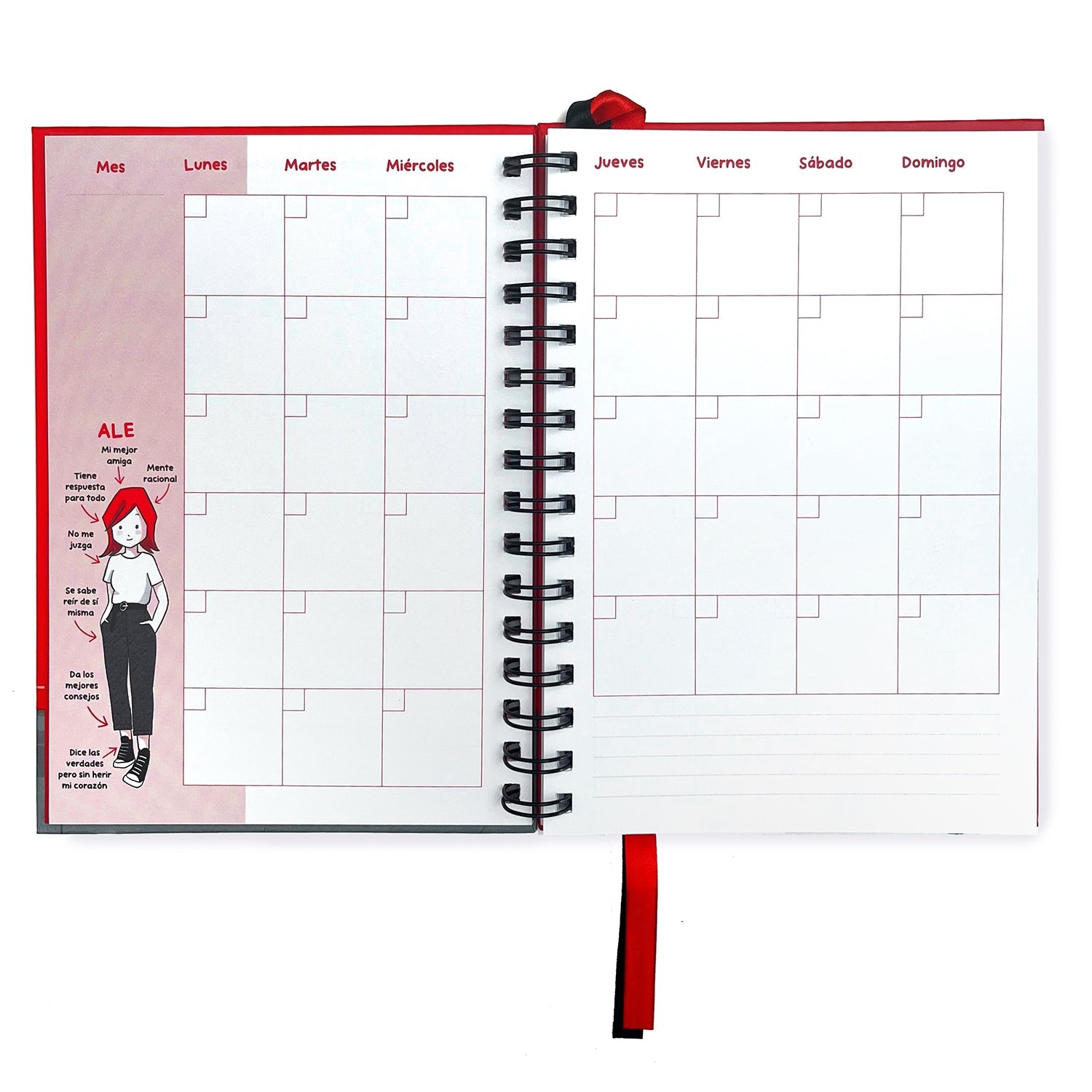 Agenda Julieta Tapa Roja (Año 1)