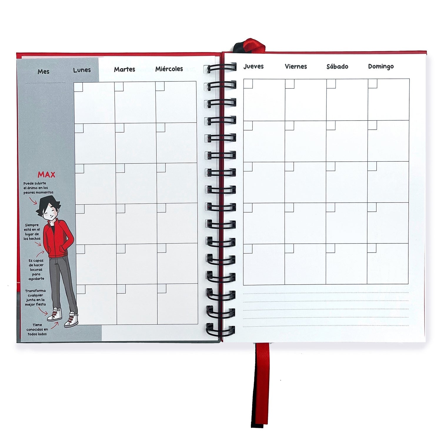Agenda Julieta Tapa Roja (Año 1)