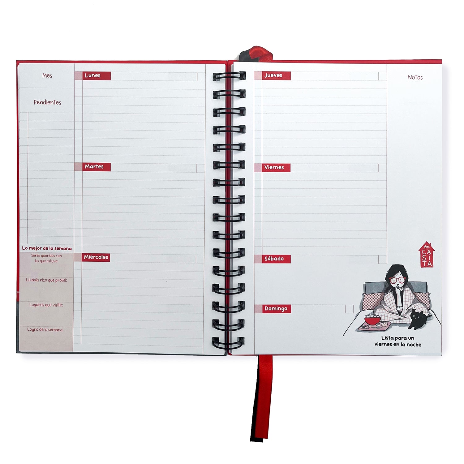 Agenda Julieta Tapa Roja (Año 1)