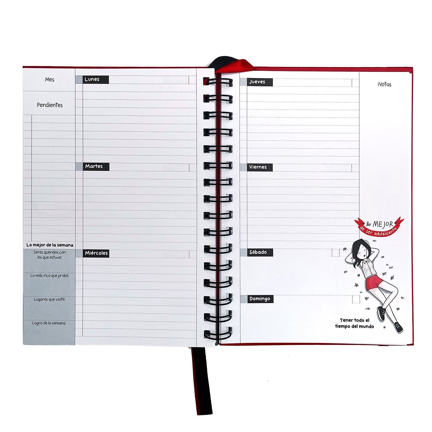 Agenda Julieta Tapa Roja (Año 1)