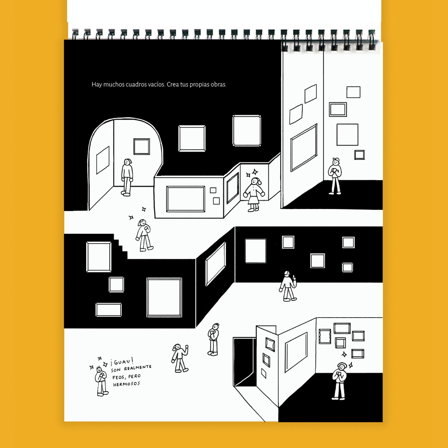 Dibujar feo es hermoso - Libro de actividades