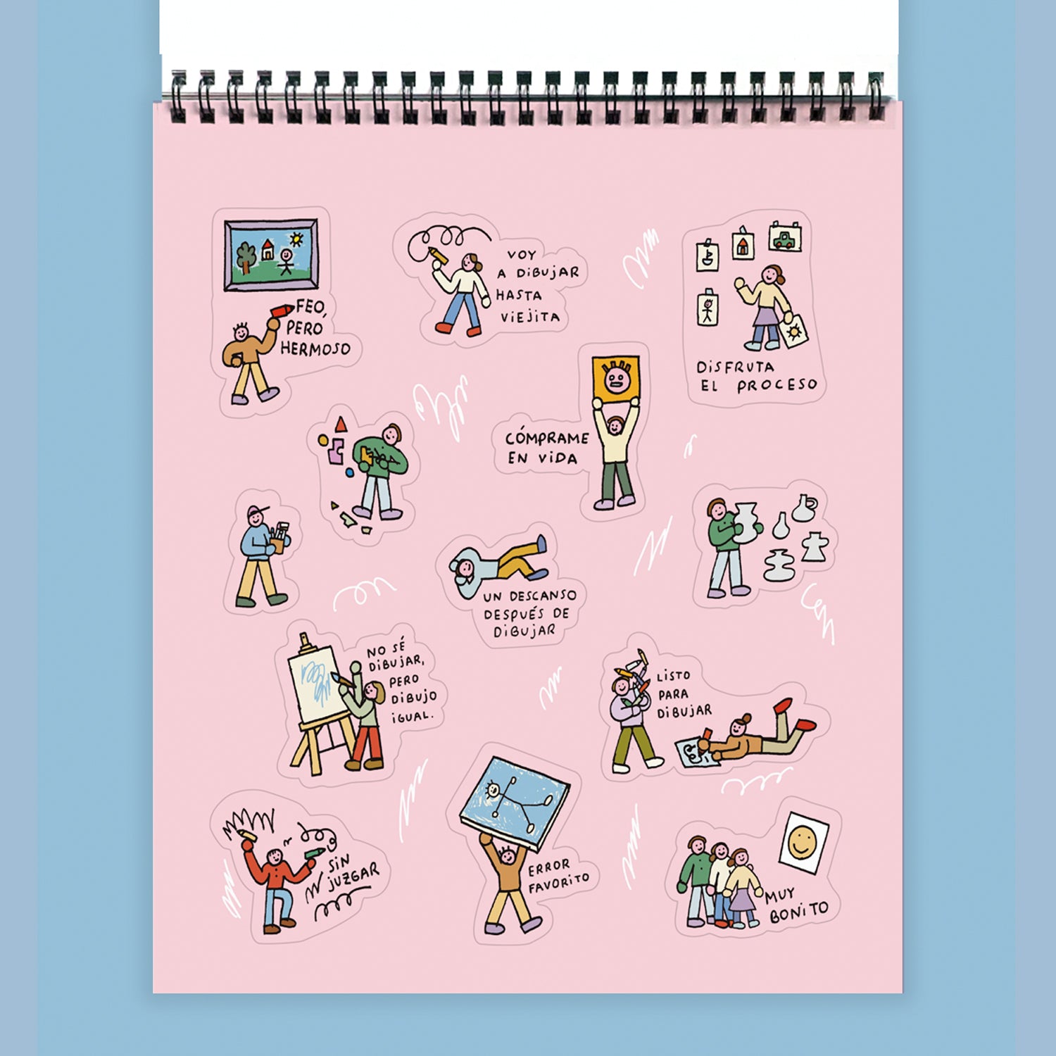 Dibujar feo es hermoso - Libro de actividades