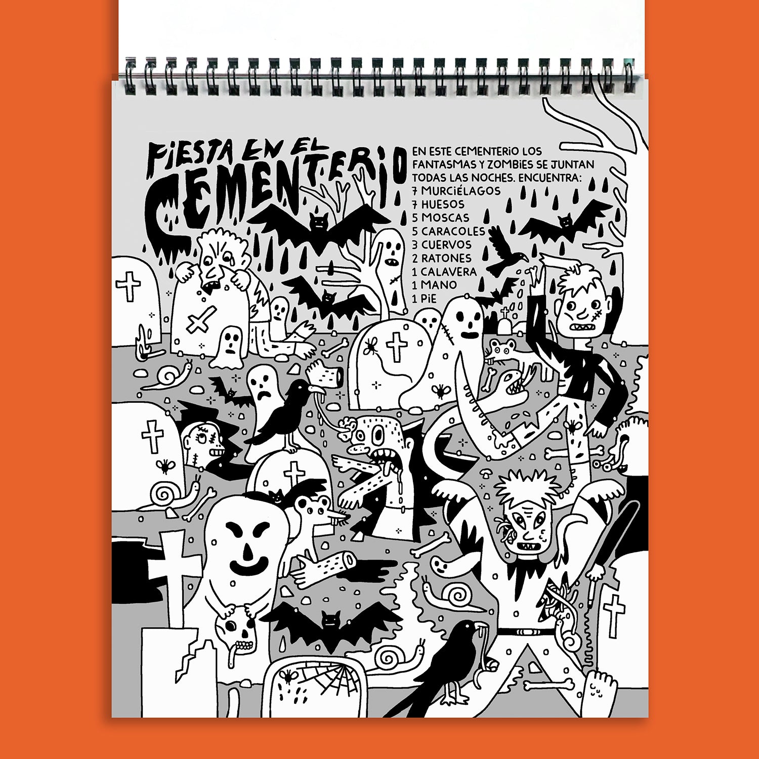 Libro de actividades Juegos de Miedo - Dibujos y travesuras para colorear (PREVENTA)