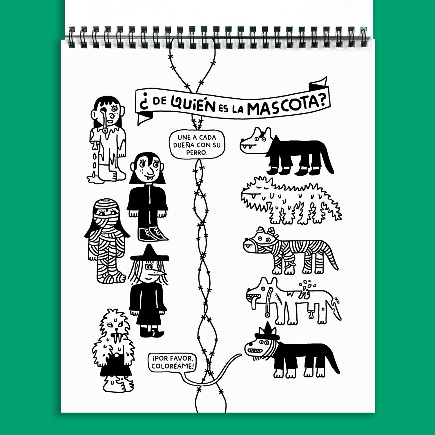 Libro de actividades Juegos de Miedo - Dibujos y travesuras para colorear (PREVENTA)