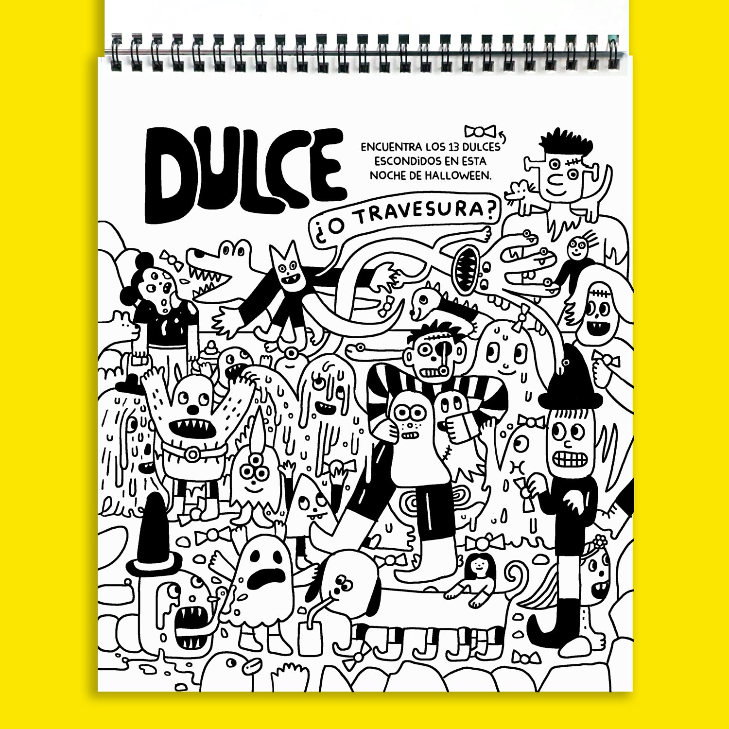 Libro de actividades Juegos de Miedo - Dibujos y travesuras para colorear (PREVENTA)