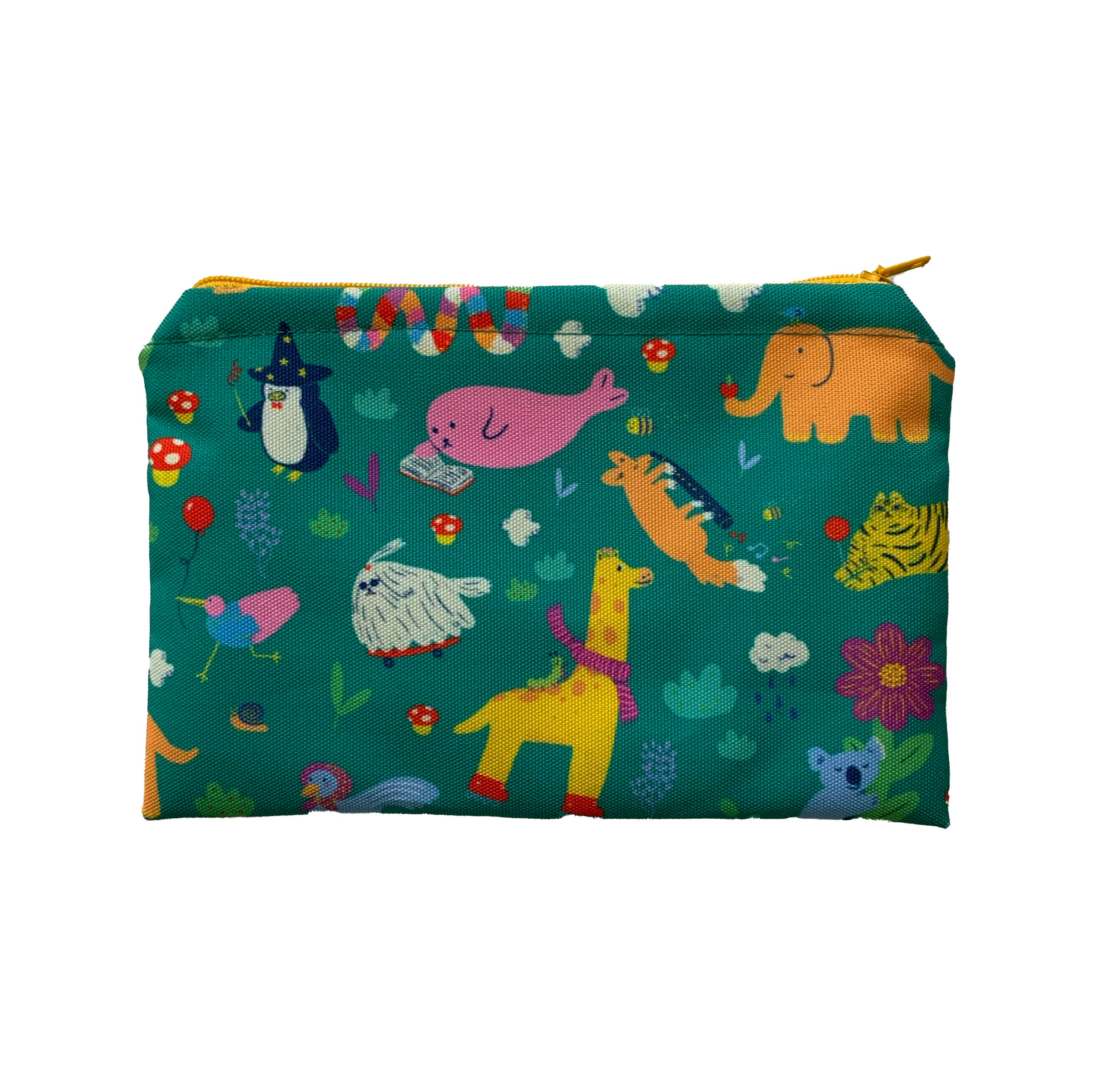 Estuche Animales Verde