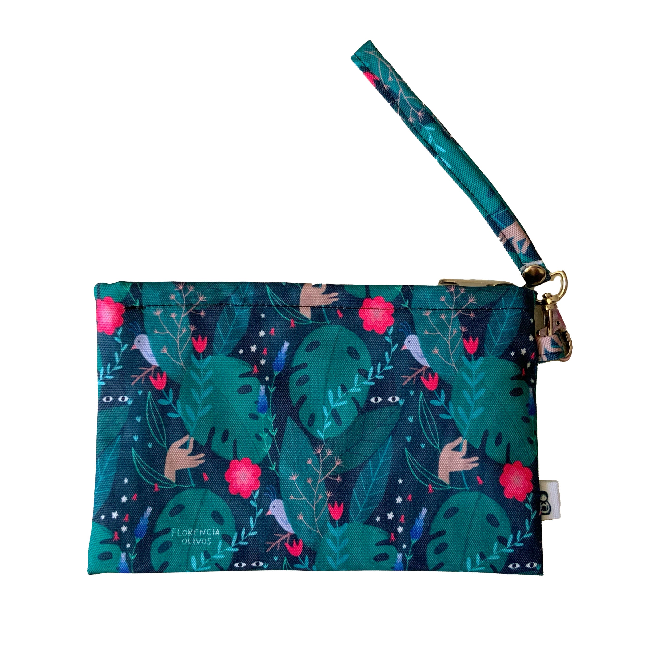 Estuche Clutch Bosque Florencia Olivos
