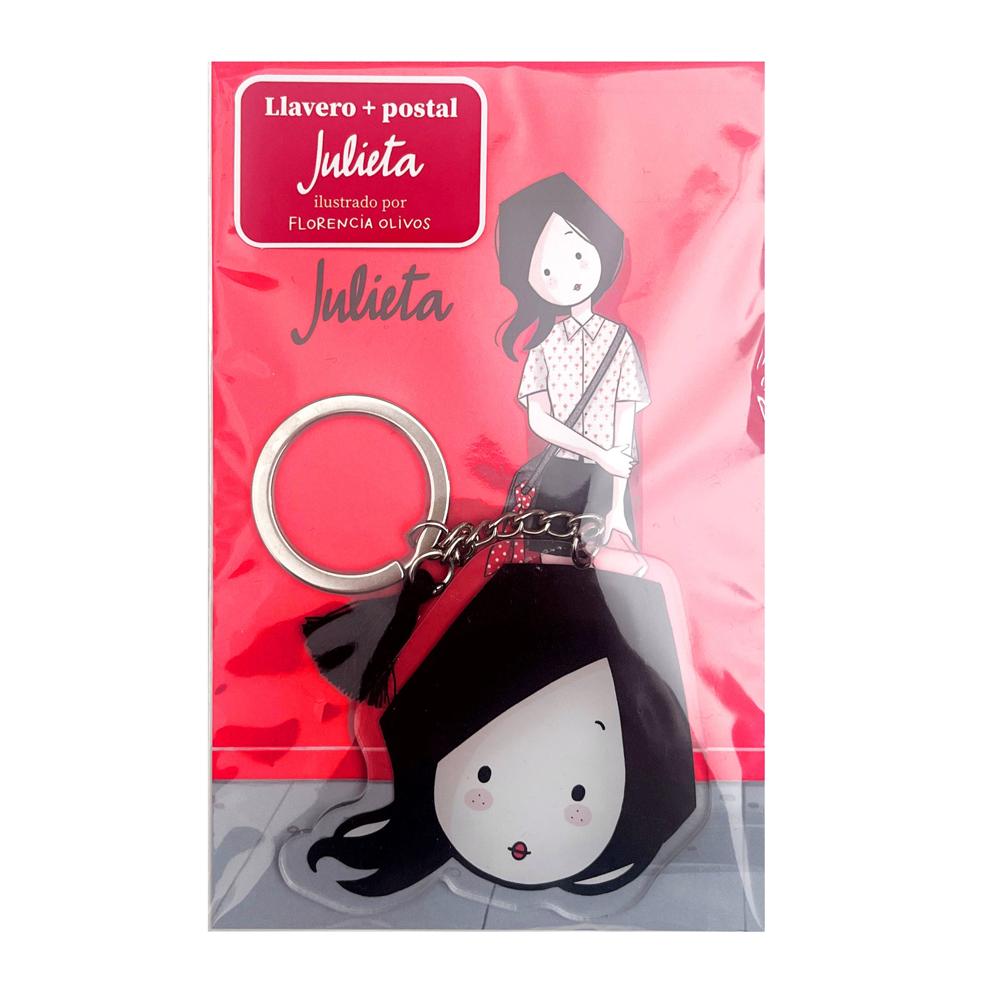 Llavero Julieta + postal