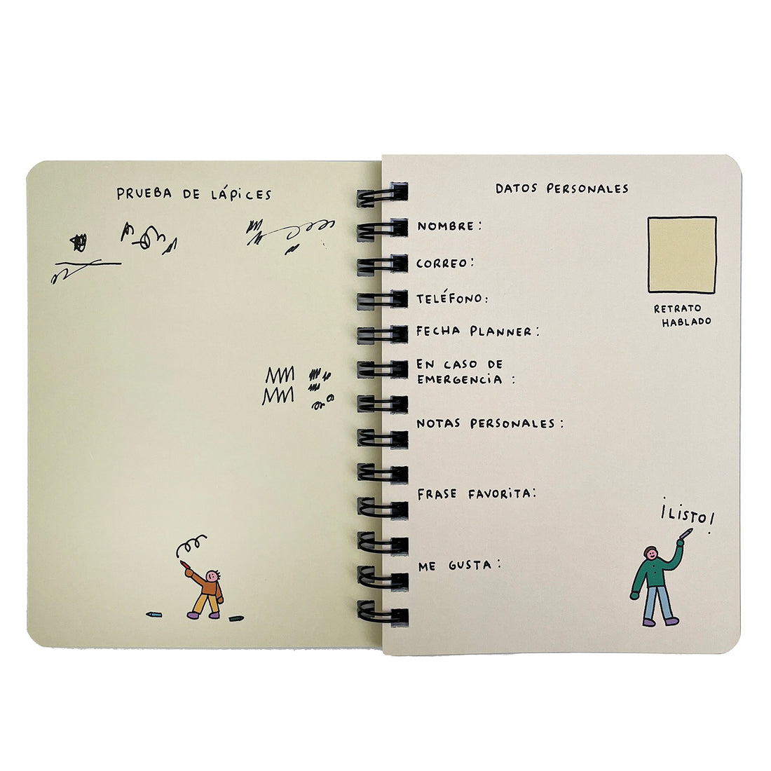 Mini Planner Matias Prado Azul