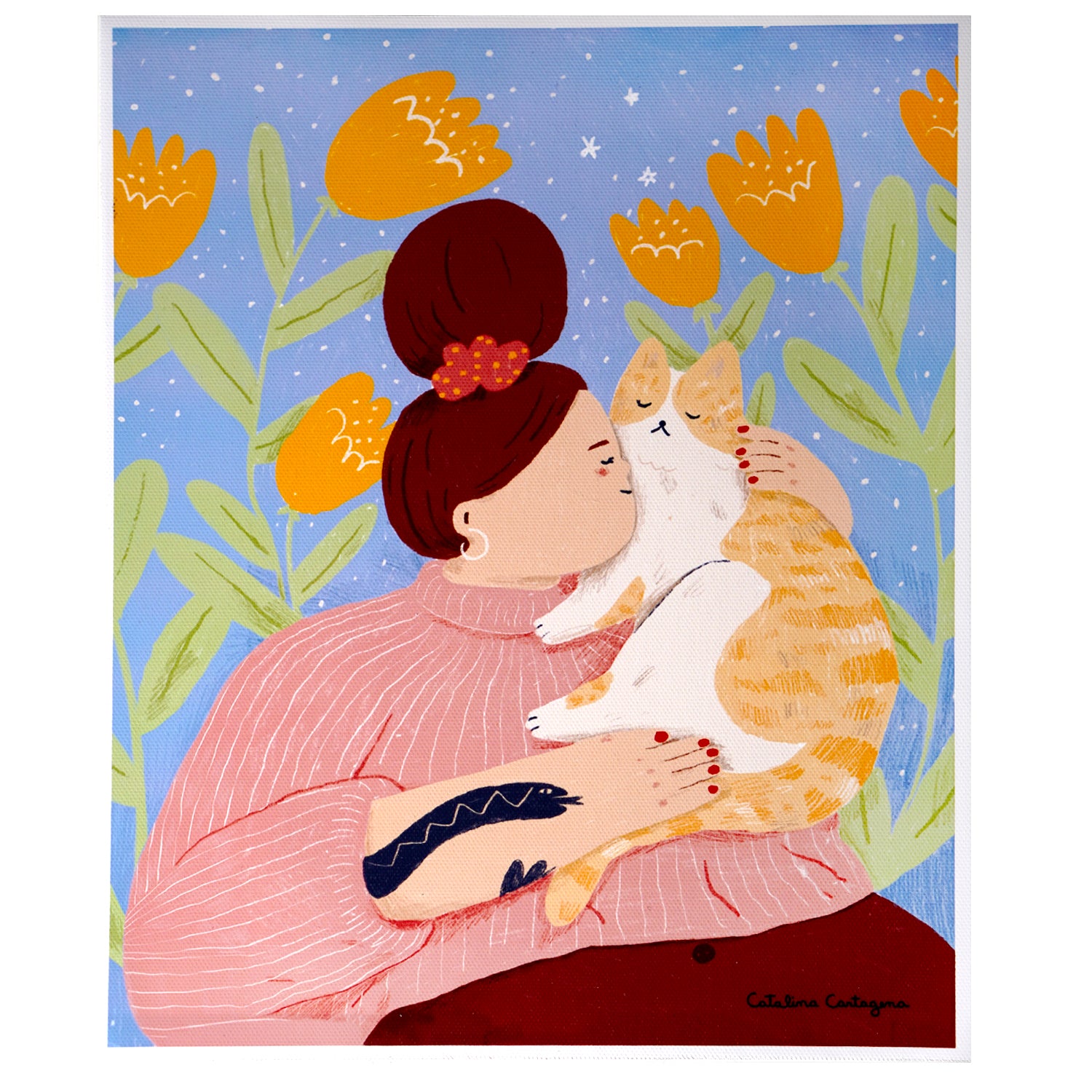 Print de Cata Cartagena Amor Gatuno