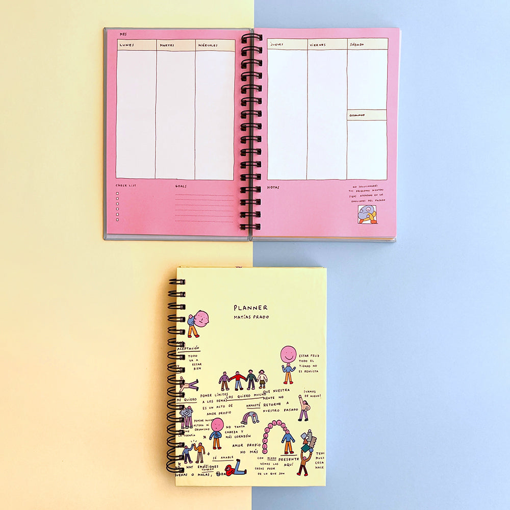 Planner Matías Prado Amarillo