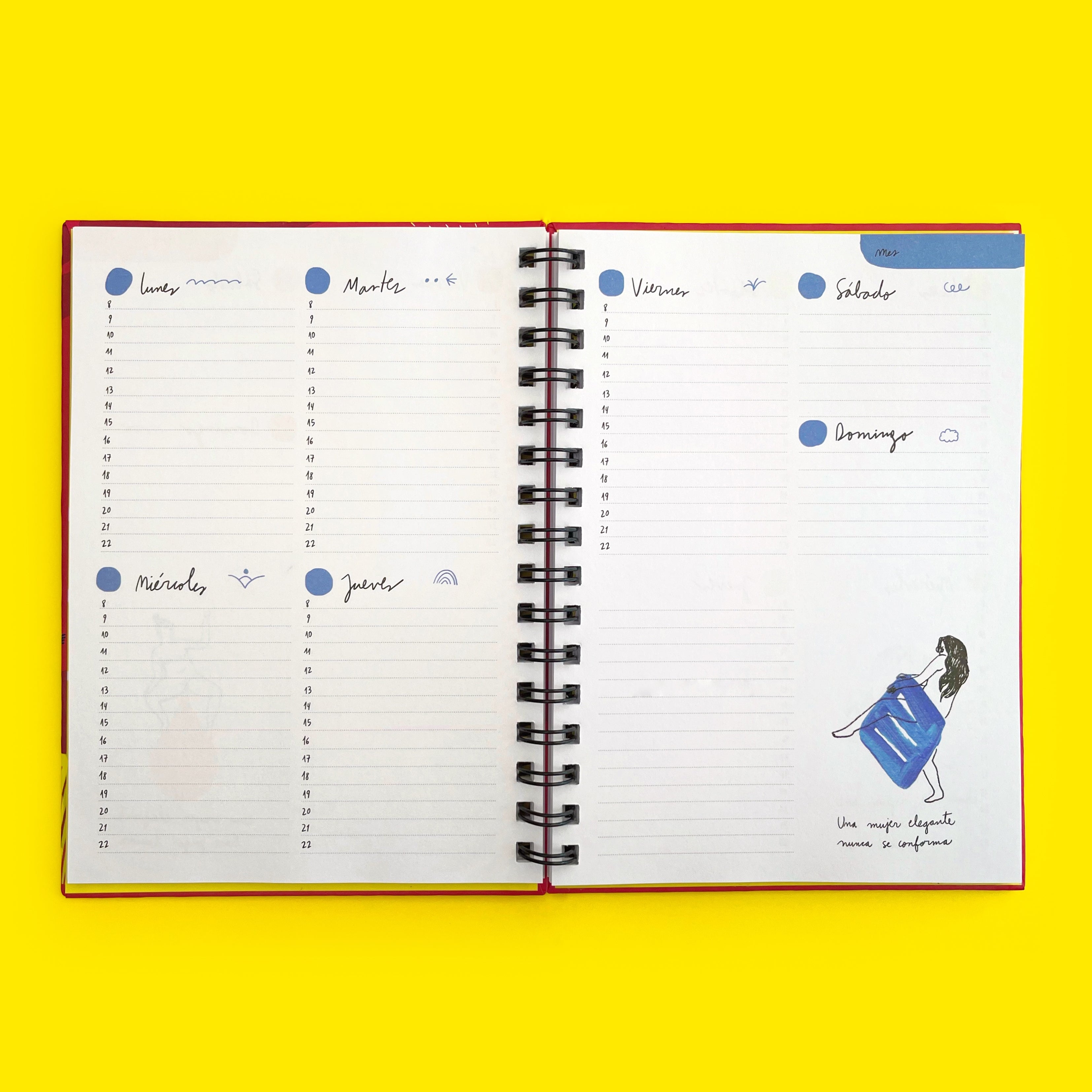 Planner Sol Diaz Azul