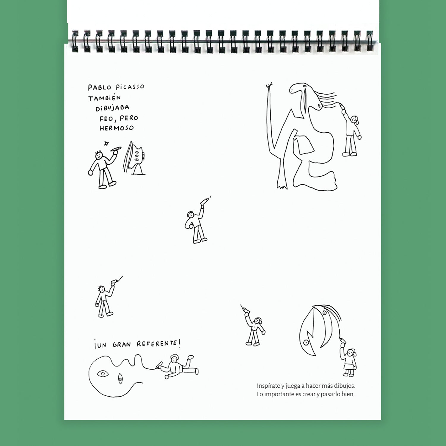 Dibujar feo es hermoso - Libro de actividades