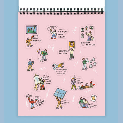 Dibujar feo es hermoso - Libro de actividades