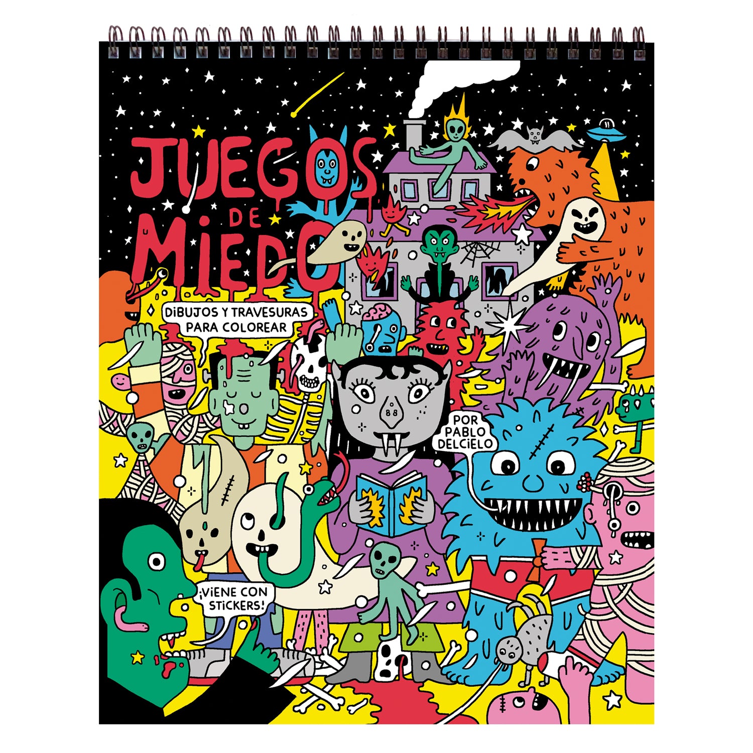 Libro de actividades Juegos de Miedo - Dibujos y travesuras para colorear (PREVENTA)