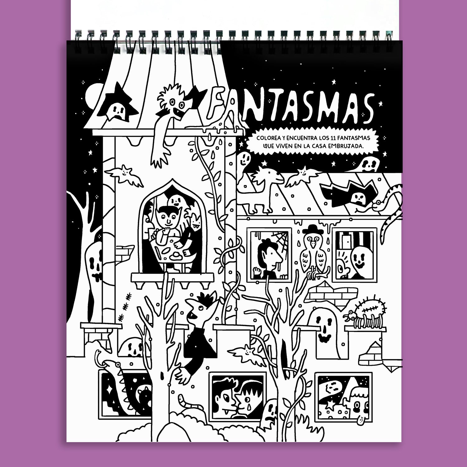 Libro de actividades Juegos de Miedo - Dibujos y travesuras para colorear (PREVENTA)