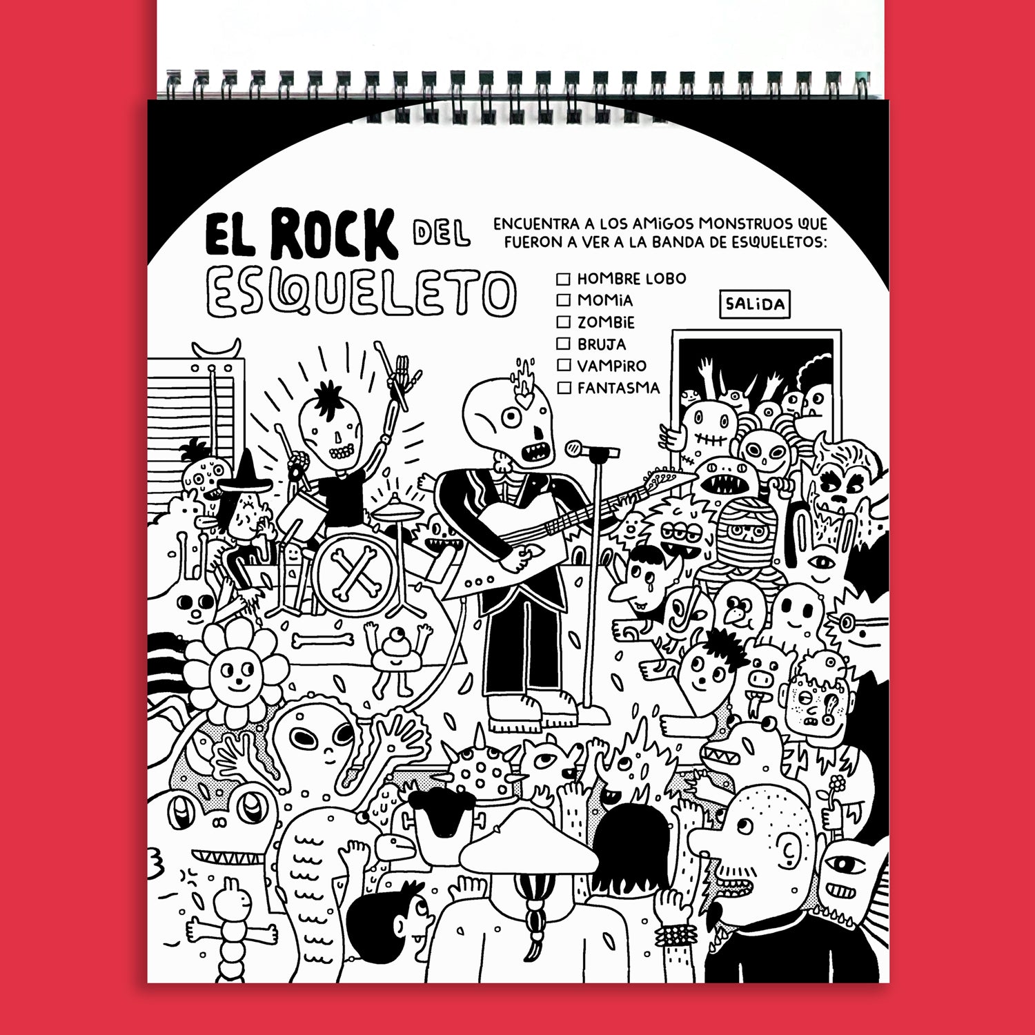 Libro de actividades Juegos de Miedo - Dibujos y travesuras para colorear (PREVENTA)