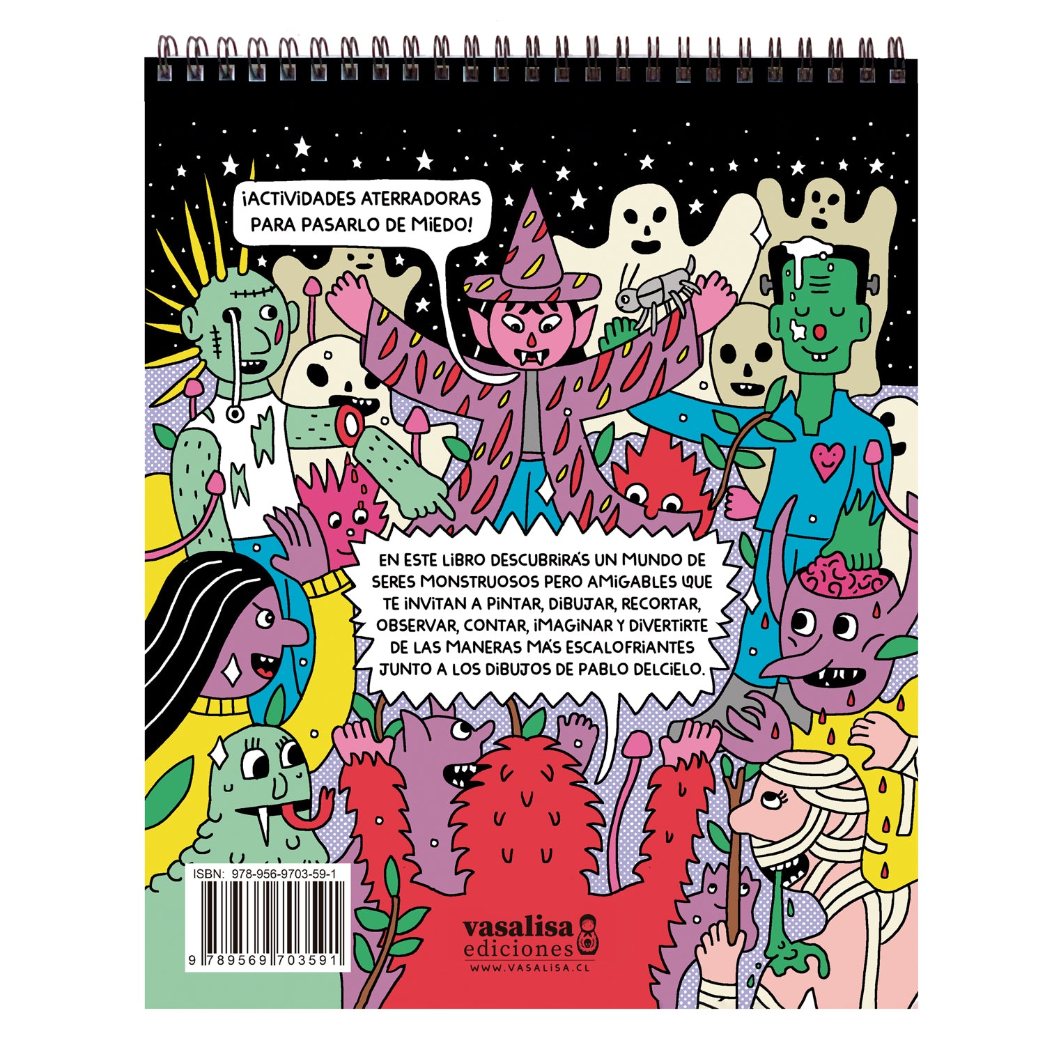 Libro de actividades Juegos de Miedo - Dibujos y travesuras para colorear (PREVENTA)