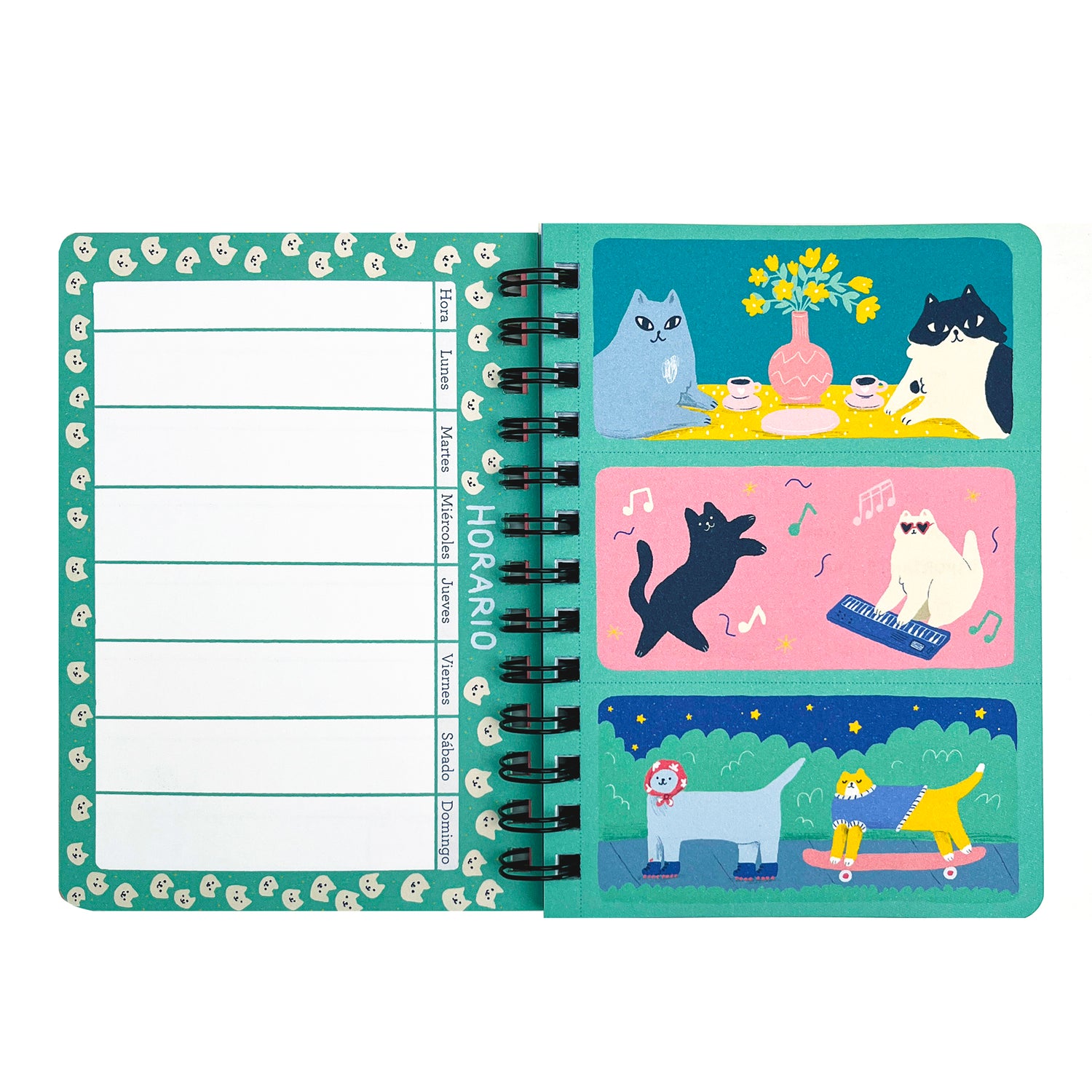 Mini Planner Gatos Catalina Cartagena