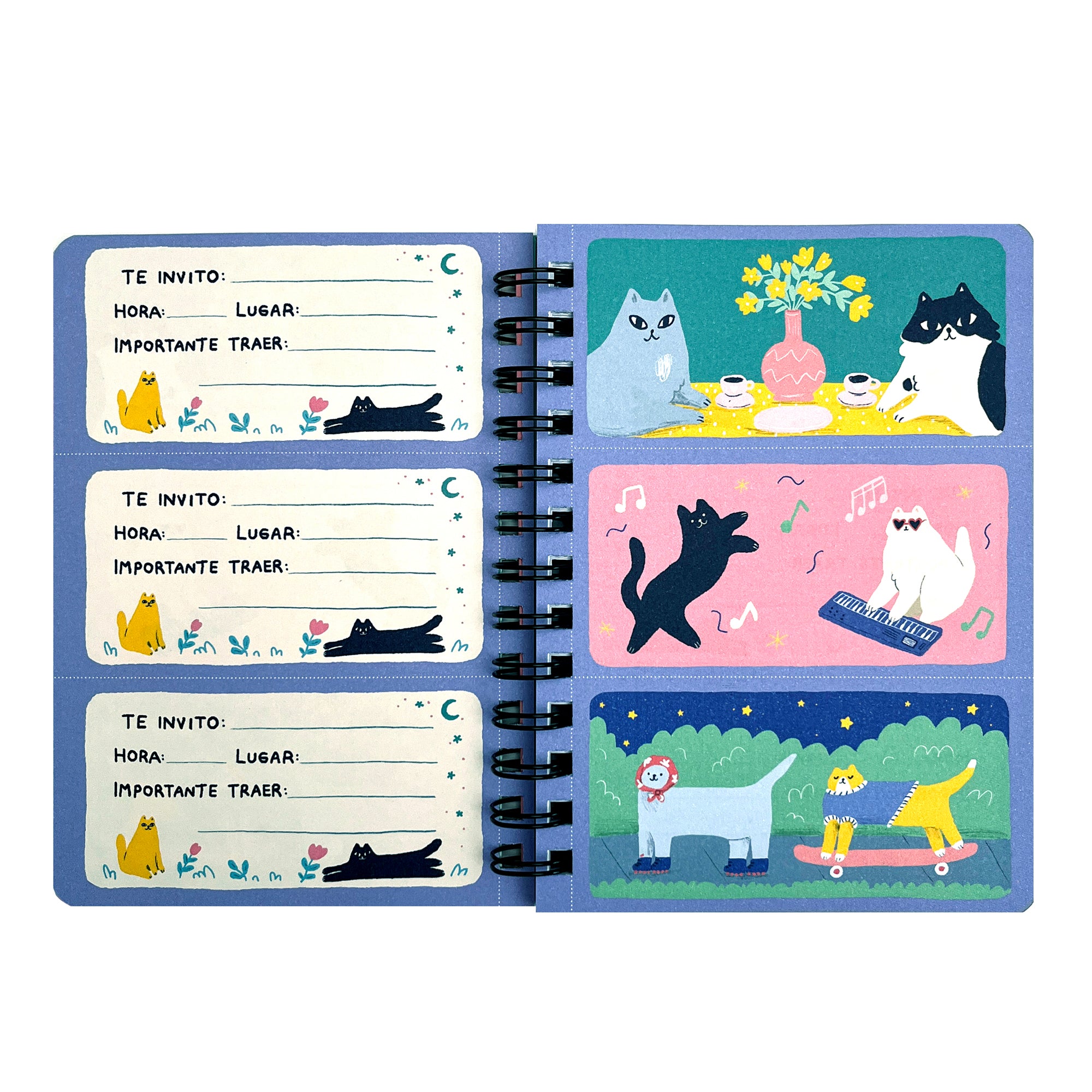 Mini Planner Gatos Catalina Cartagena