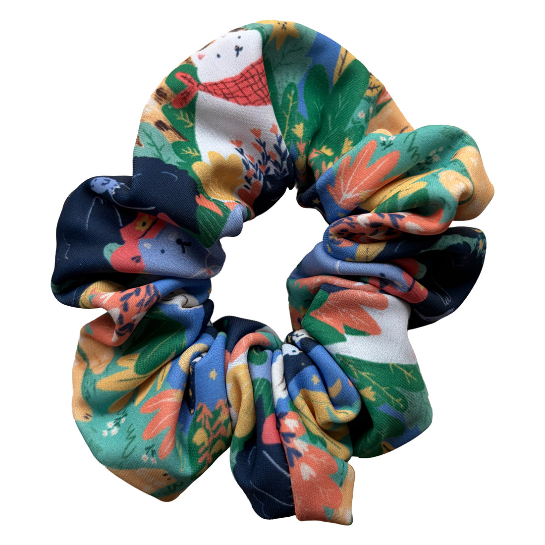 Scrunchies Cata Cartagena Gatitos + postal