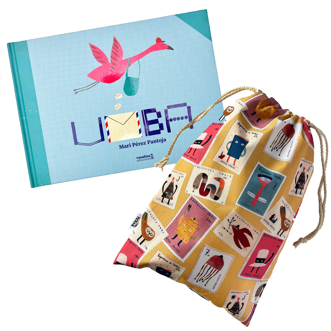 Libro Umba + Bolsa de colación amarilla