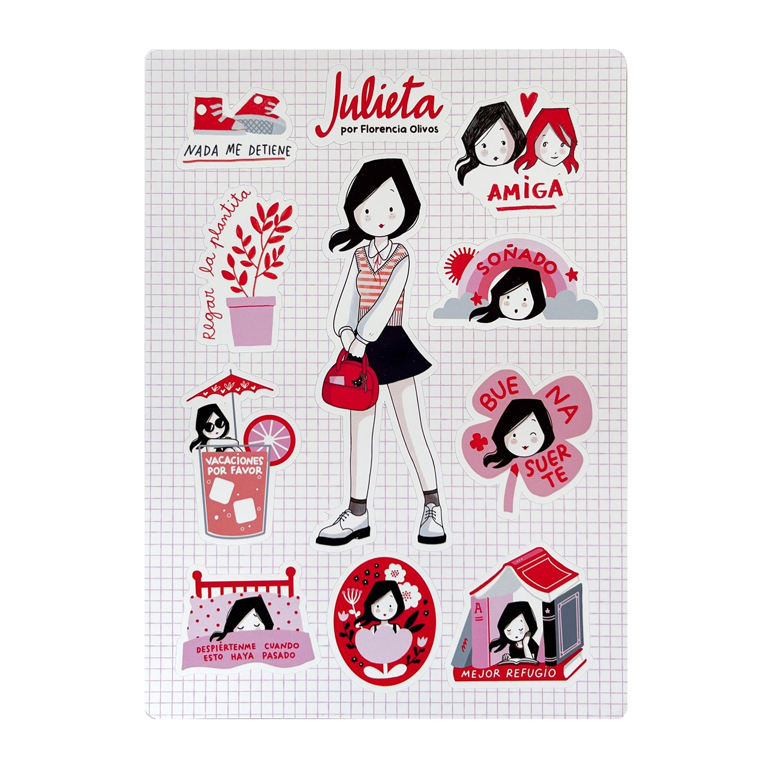 Set de stickers Julieta Mensajes