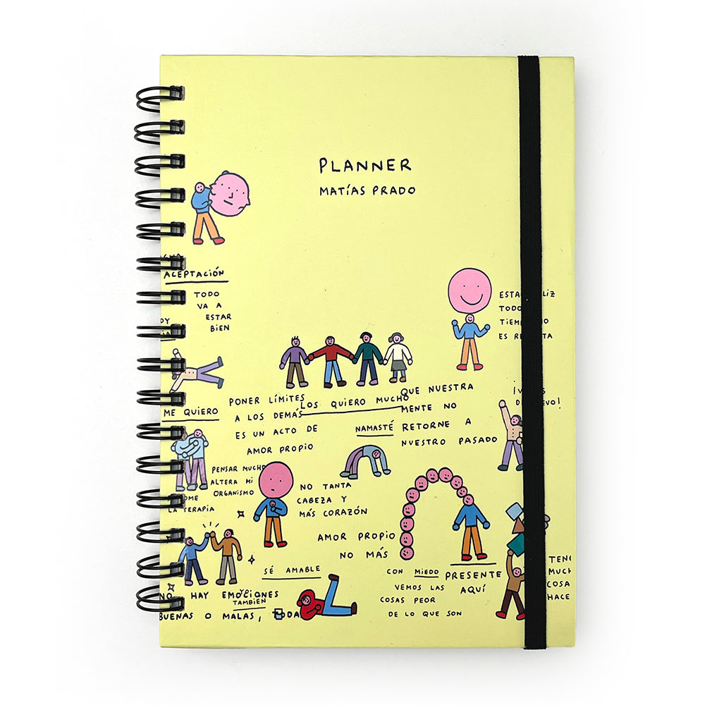 Planner Matías Prado Amarillo